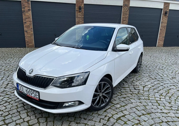 Skoda Fabia cena 28700 przebieg: 135000, rok produkcji 2015 z Syców małe 79